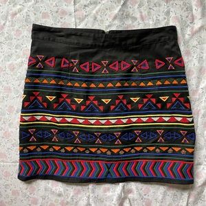 Beaded mini skirt